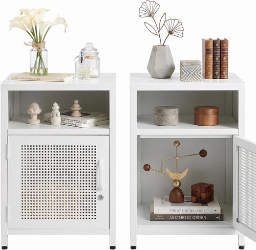 Modern metal locker nightstand - locker,