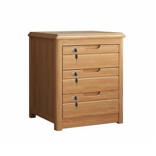Three drawer nightstand - drawer,